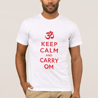 Houd Calm en Carry Om Motivatie Morale Shirt