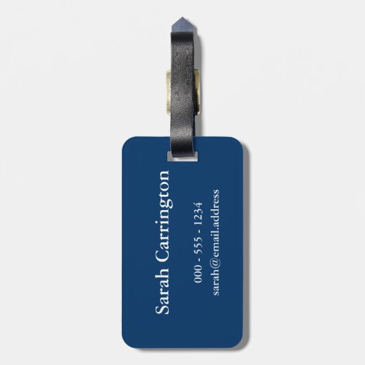 Houd Calm en Cheer On (cheerleaders) (elke kleur) Bagagelabel (Achterkant verticaal)