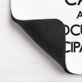 Houd Calm en concentreer me op Gemeentelijke Bonds Muismat (Hoek)