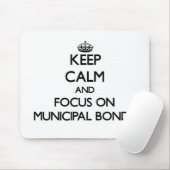 Houd Calm en concentreer me op Gemeentelijke Bonds Muismat (Met muis)
