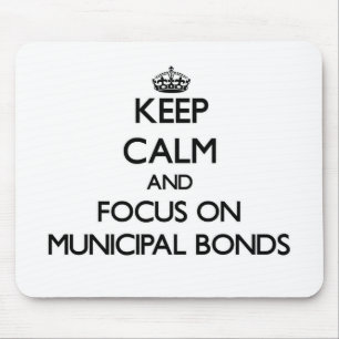 Houd Calm en concentreer me op Gemeentelijke Bonds Muismat