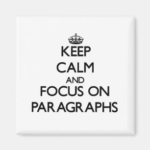 Houd Calm en concentreer zich op Paragraaf Magneet