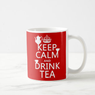 Houd Calm en Drink Tea - Alle kleuren Koffiemok