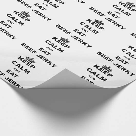 HOUD CALM EN EAT BEEF JERKY CADEAUPAPIER (Hoek)