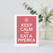 HOUD CALM EN EAT EEN PIPERKA BRIEFKAART (Staand voorkant)