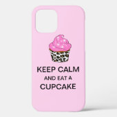 HOUD CALM EN EET EEN CUPCAKE Case-Mate iPhone CASE (Achterkant)