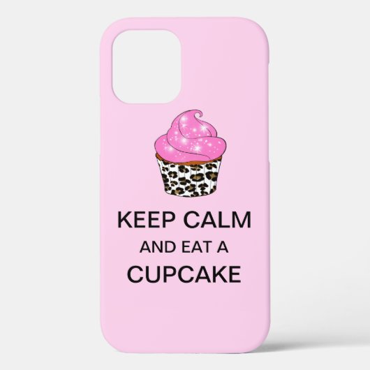 HOUD CALM EN EET EEN CUPCAKE Case-Mate iPhone CASE (Achterkant)
