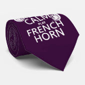 Houd Calm en Franse Hoorn (om het even welke achte Stropdas (Opgerold)