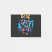Houd Calm en geek op Binaire Code Post-it® Notes (Voorkant)