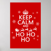 Houd Calm en Ho Ho Ho Poster (Voorkant)