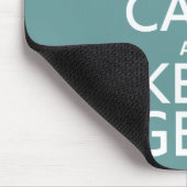 Houd Calm en houd Pigeons - alle kleuren Muismat (Hoek)