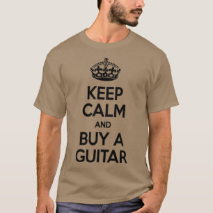 HOUD CALM EN KOPEN EEN GUITAR T-SHIRT