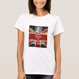 Houd Calm en lees Jane Austen T-shirt