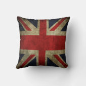 Houd Calm en lees Jane Austen Union Jack Kussen (Achterkant)