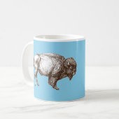 Houd Calm en Love Buffalo blue Mok (Voorkant links)