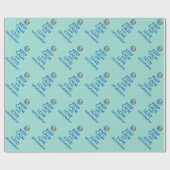 Houd Calm en Love Geography Cadeaupapier (Vlak)