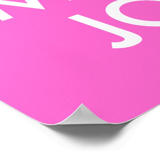 Houd Calm en Marry John Print (Hoek)