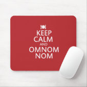 Houd Calm en Omnom Nom Muismat (Met muis)