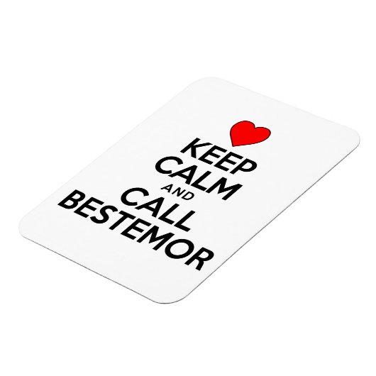 Houd Calm en roep Bestemor Magneet (Linkerzijde)