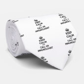 Houd Calm en roep een immunoloog Stropdas (Opgerold)