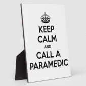 Houd Calm en roep een Paramedic Fotoplaat (Zijkant)
