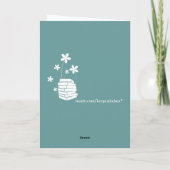 Houd Calm en Show Uw Werk (om het even welke kleur Kaart (Achterkant)