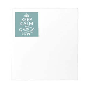 Houd Calm en Show Uw Werk (om het even welke kleur Notitieblok