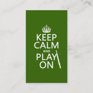 Houd Calm en Spel op (Basson) (om het even welke k Visitekaartje