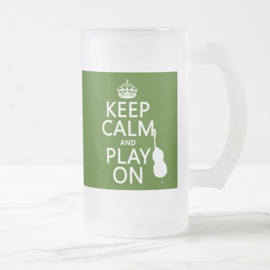 Houd Calm en Spel op (cello) (om het even welke kl Matglas Bierpul (Rechts)