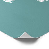 Houd Calm en Spel op (Piano) (om het even welke ac Poster (Hoek)