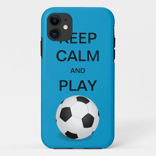 HOUD CALM EN SPEL SOCCER CaseMate iPhone 5 Hoesje (Achterkant)