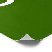 Houd Calm en Spel Voetbal (om het even welke kleur Poster (Hoek)