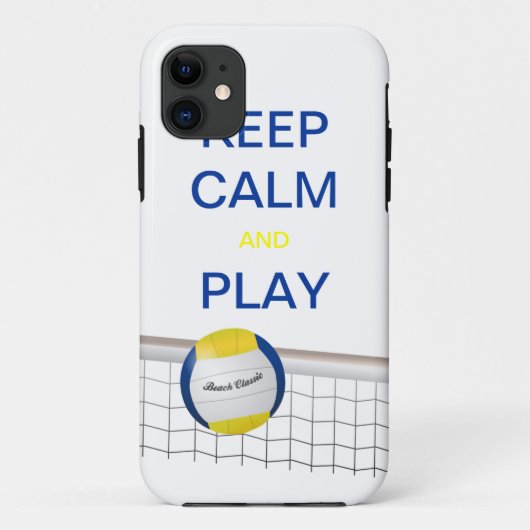 HOUD CALM EN SPEL VOLLEYBALL iPhone 5 Hoesje (Achterkant)