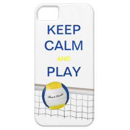 HOUD CALM EN SPEL VOLLEYBALL iPhone 5 Hoesje