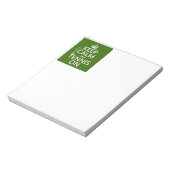 Houd Calm en Tennis aan (om het even welke achterg Notitieblok (Linkerzijde)