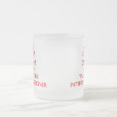 Houd Calm en vertrouw op de Binnenlandse Ontwerper Matglas Koffiemok (Center)