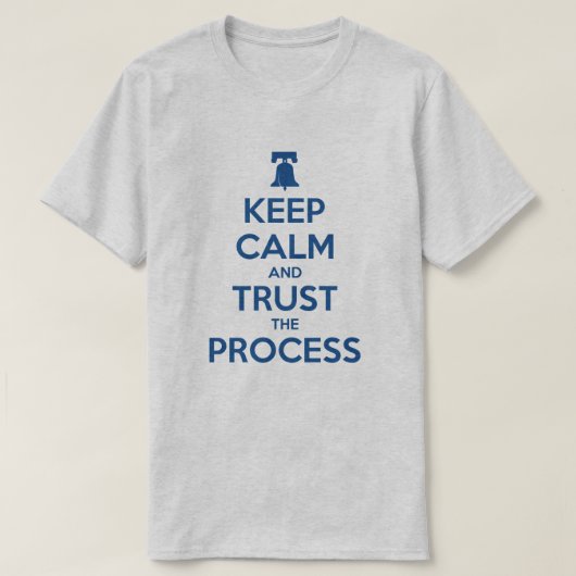 Houd Calm en vertrouw op het T-shirt verwerken (Design voorkant)