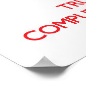 Houd Calm en vertrouw op uw computerprogrammeur Poster (Hoek)