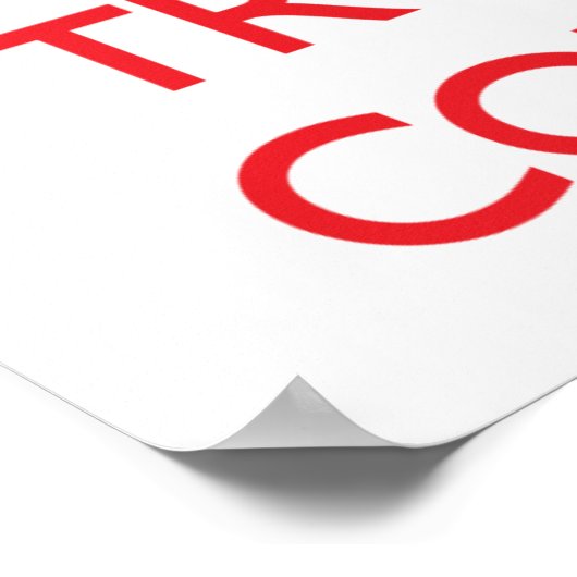 Houd Calm en vertrouw op Uw Controlemechanisme Poster (Hoek)