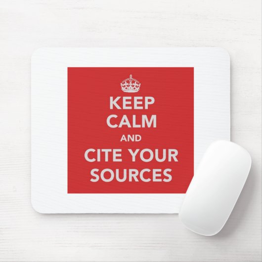 Houd Calm en verwijder uw bronnen Mousepad Muismat (Met muis)