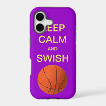 HOUD CALM EN ZWITTE BASKETBALL iPhone 5 Hoesje