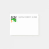 Houd Calm EXCELlent SPREADSHEET NINJA Post-it® Notes (Voorkant)