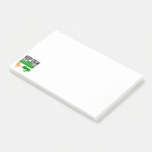 Houd Calm EXCELlent SPREADSHEET NINJA Post-it® Notes (Schuin)