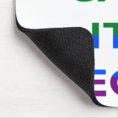 Houd Calm het de Juridische Steun LGBT Mousepad va Muismat (Hoek)