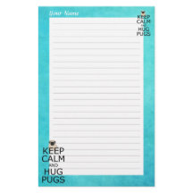 Houd Calm Hug Pugs Persoonlijk
