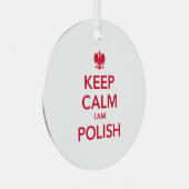 HOUD CALM I AM POLIST METALEN ORNAMENT (Voorkant Rechts)