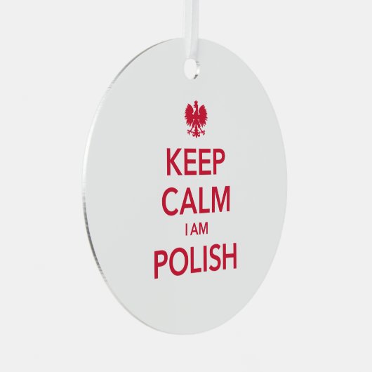 HOUD CALM I AM POLIST METALEN ORNAMENT (Voorkant Rechts)