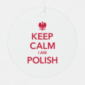 HOUD CALM I AM POLIST METALEN ORNAMENT (Voorkant)