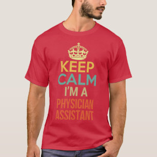 Houd Calm Ix27m een Medewerker van de arts 2 T-shirt