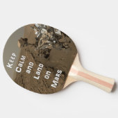 Houd Calm Mars Rover Ping Pong Paddle Tafeltennisbatje (Zijkant)